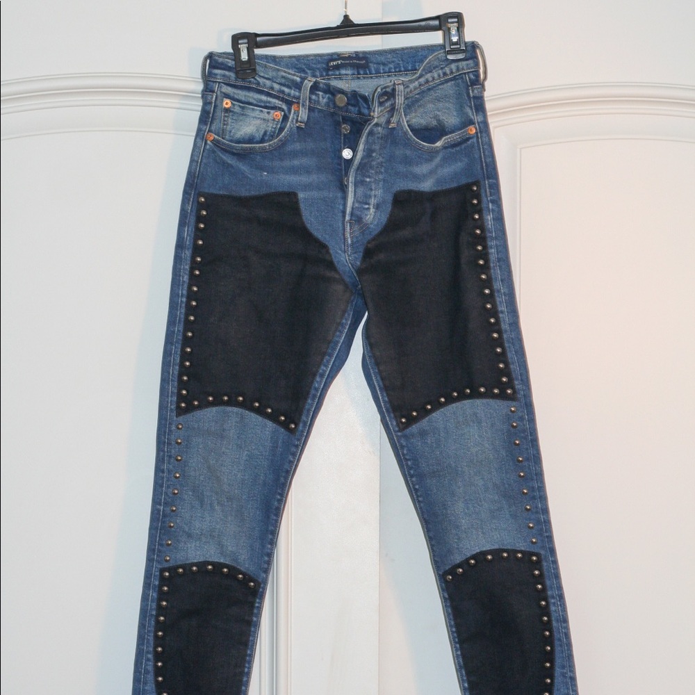 Reworked Levi’s 501s skinny. 27/30